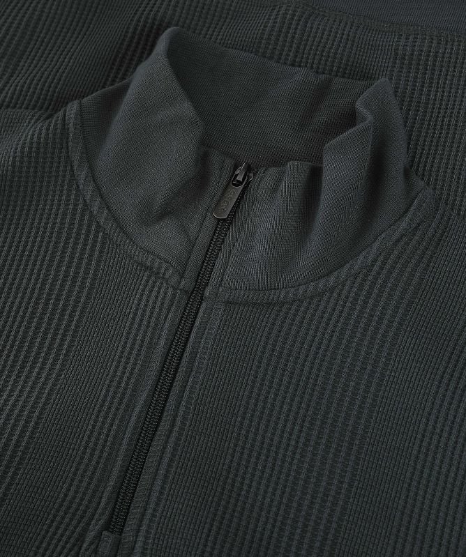 BOSS Waffle Structure 1/4 Zipper Sweatshirt