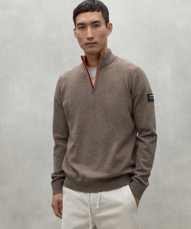 ECOALF Half-Zip Larch Jumper
