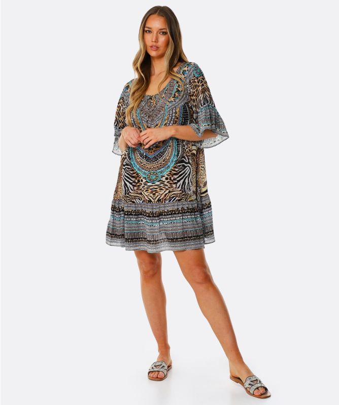 Inoa Savannah Silk Gypsy Dress