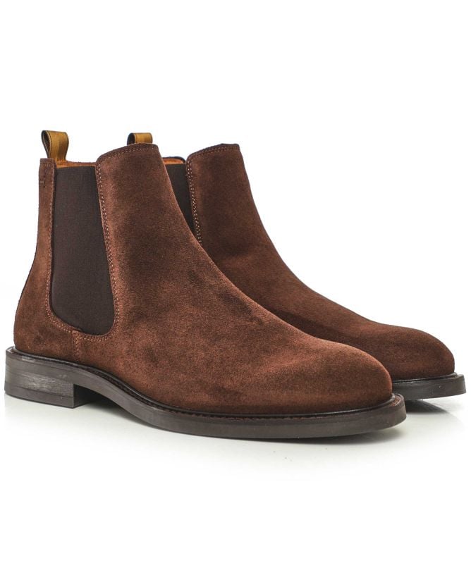 Hackett Suede Mason Crust Chelsea Boots