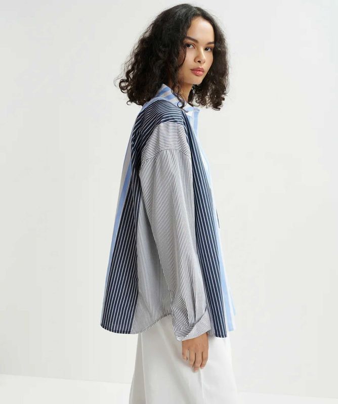 Essentiel Antwerp Hemix Striped Shirt