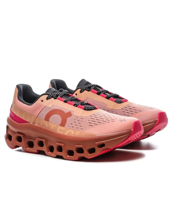On Running Pink Cloudmonster Trainers | Jules B