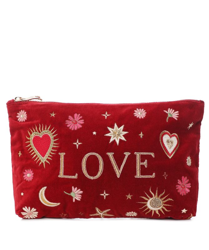 【Elizabeth Scarlett】ラブチャーム メイクアップバッグ Elizabeth Scarlett Love Charm Everyday Pouch