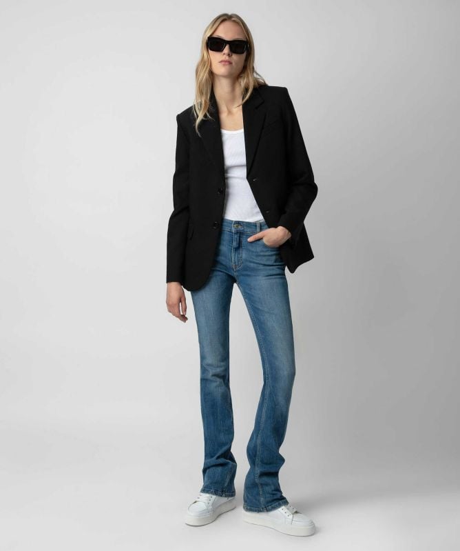 zadig＆voltaire コート　ブラック 2023 Zadig & Voltaire Ristyz Jac Stars Dress Silk Black Size