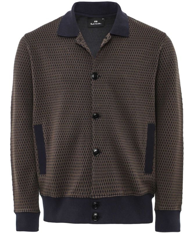 Paul Smith Jacquard Jersey Cardigan