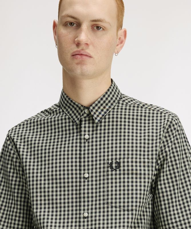 Fred Perry Gingham Short Sleeve Shirt
