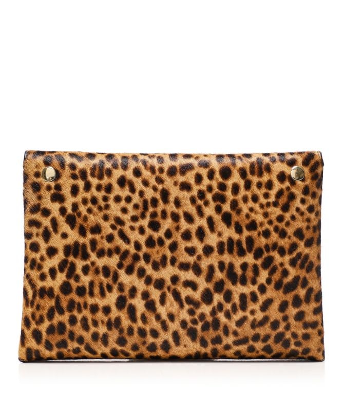 Vivienne Westwood Leopard Envelope Clutch Bag
