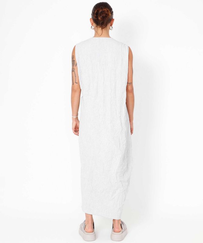 Sort Aarhus Malan Drape Maxi Dress