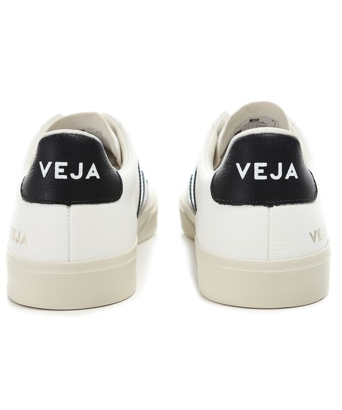 スニーカー VEJA Campo Sneakers in Black and White Chromefree Leather CAMPO LEATHER WHITE BLACK | VEJA