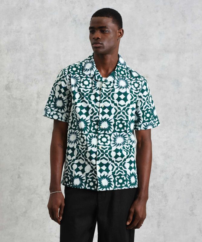 Wax London Geometric Didcot Shirt