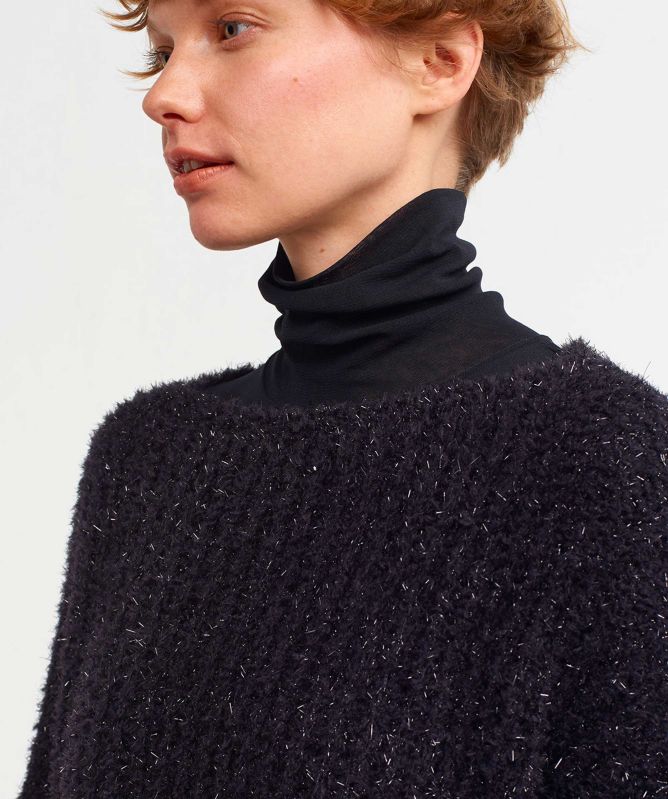 NU London Shiny Yarn Detailed Sweater