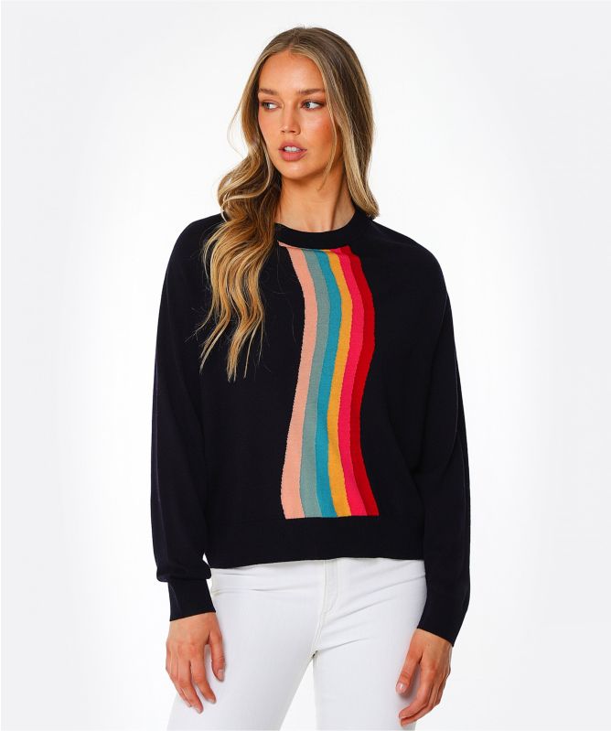 Paul Smith Swirl Intarsia Wool Sweater