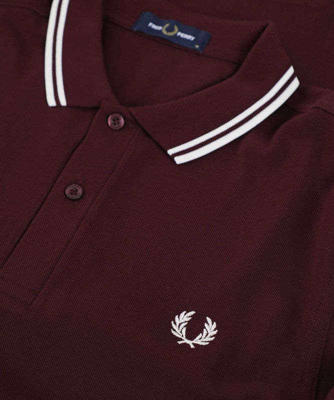 Fred Perry Long Sleeve Twin Tipped Polo Shirt