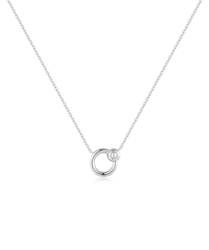 Ania Haie Hoop Freshwater Pearl Necklace