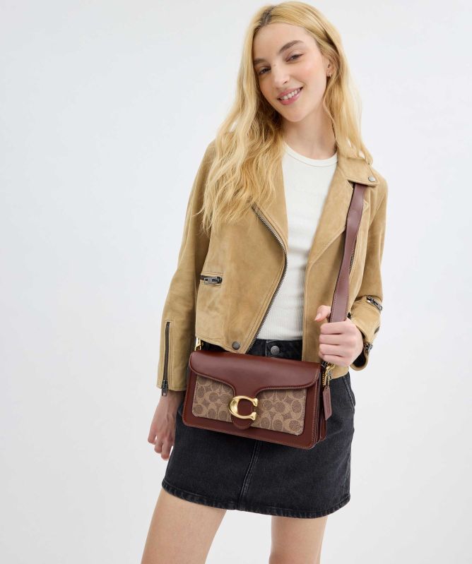 Coach Signature Canvas Tabby Shoulder Bag 26