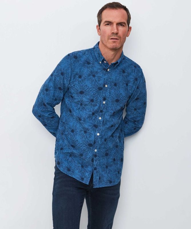 Paul Smith Tailored Fit Floral Cord Shirt
