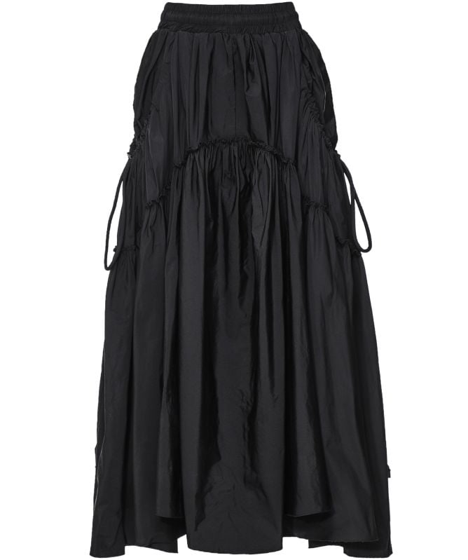 【NONCODE】Chena unbalanced check tiered skirt Chena unbalanced checkered cancan skirt - 논코드