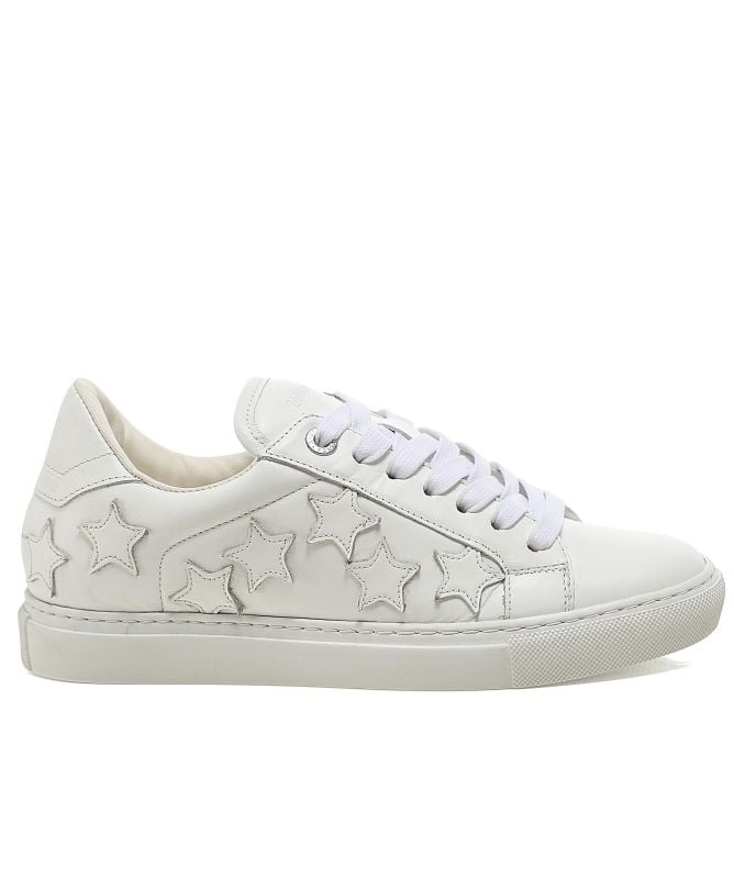 Zadig and Voltaire Star Smooth Leather Sneakers