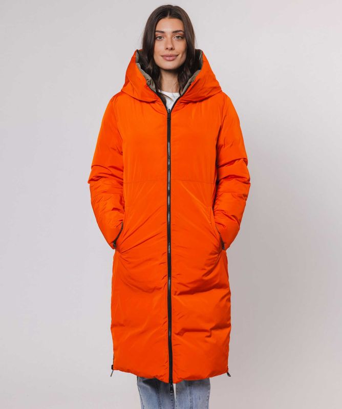 Rino and Pelle Keila Reversible Long Coat