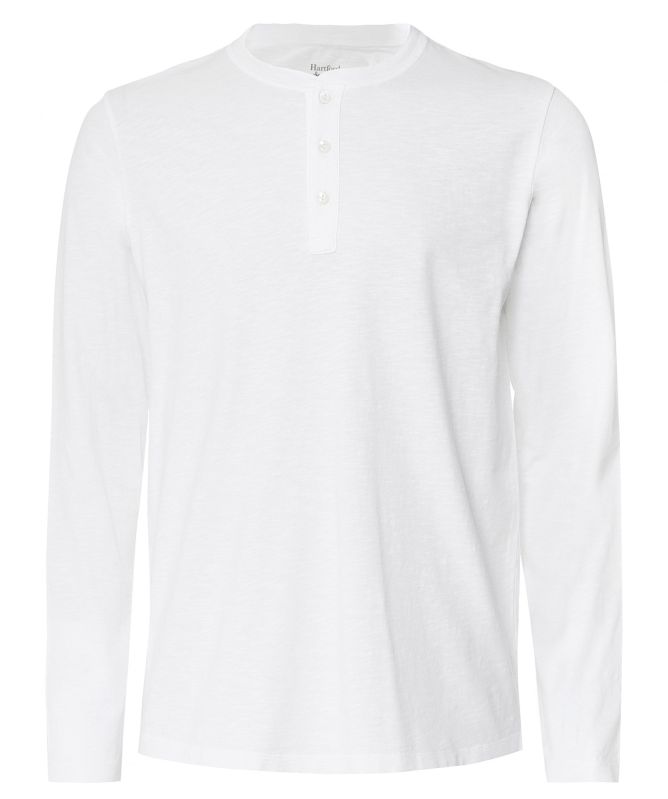 Hartford Long Sleeve Henley T-Shirt