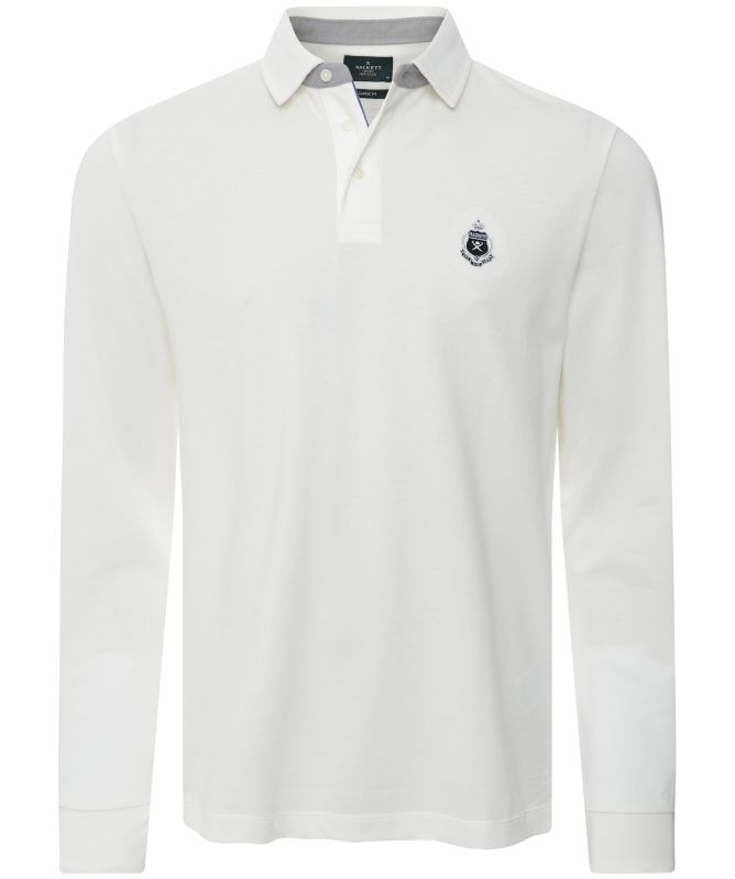 Hackett Long Sleeve Heritage Polo Shirt