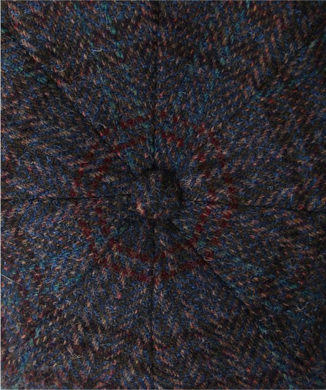 Stetson Harris Tweed Wool Hatteras Cap