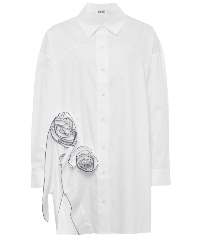 Bize Ruffle Rose Shirt