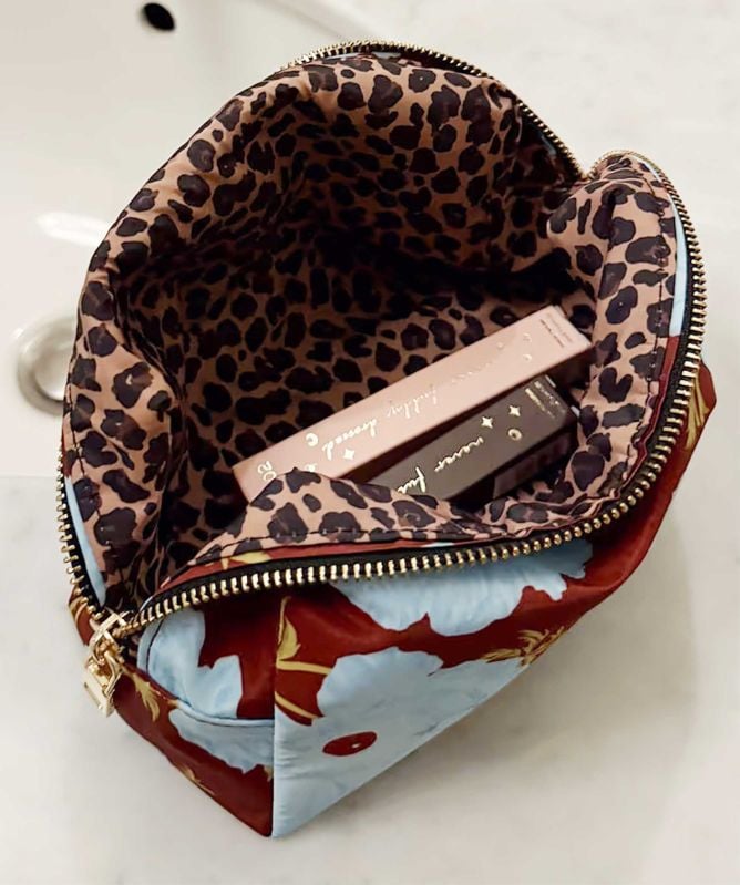 Never Fully Dressed Poppy Reversible Make Up Bag