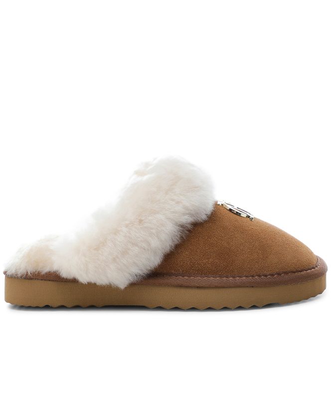 Holland Cooper HC Shearling Slippers
