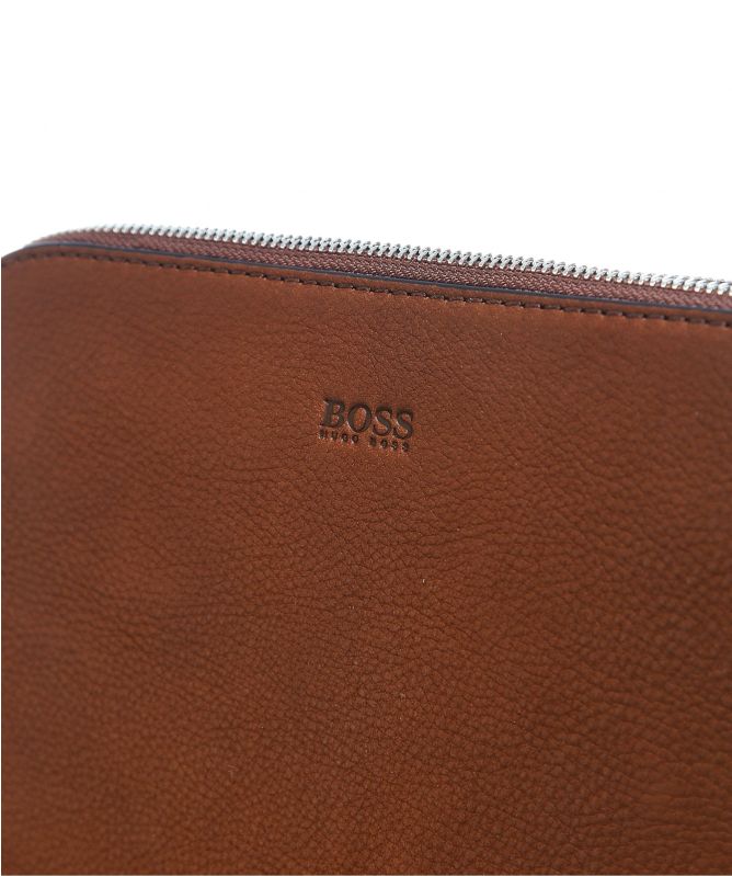 BOSS Leather Crosstown C_S zip d Crossbody Bag