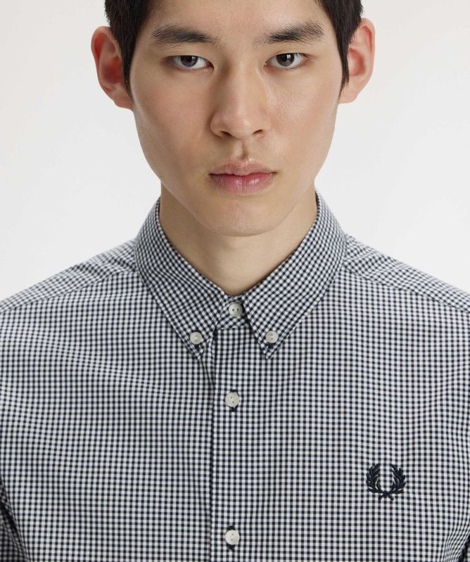 Fred Perry Micro Gingham Shirt