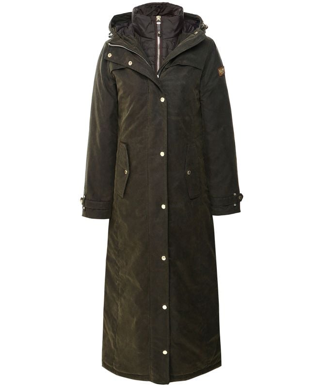Holland Cooper Wax Longline Field Coat
