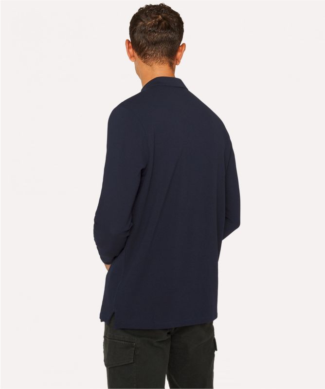 Paul Smith Long Sleeve Zebra Polo