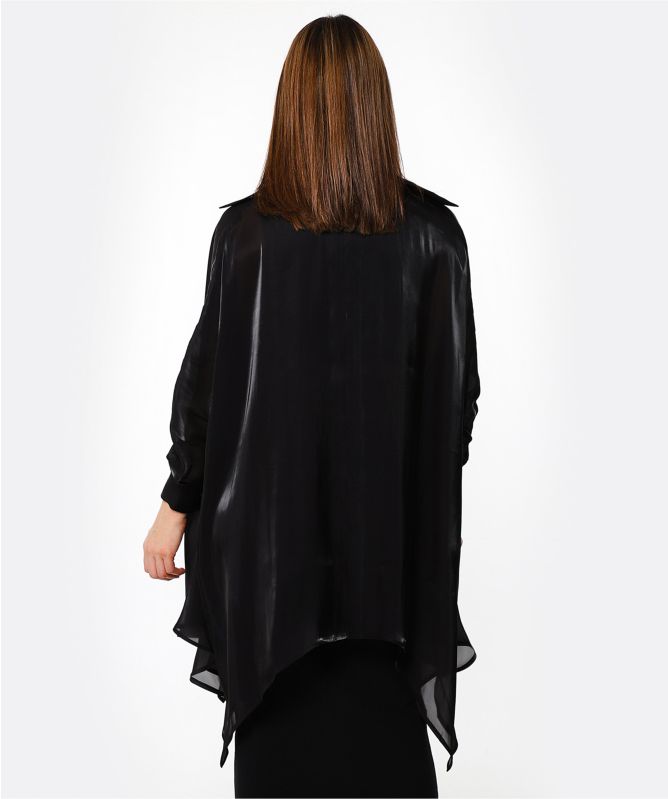 NU London Oversized V-Neck Top