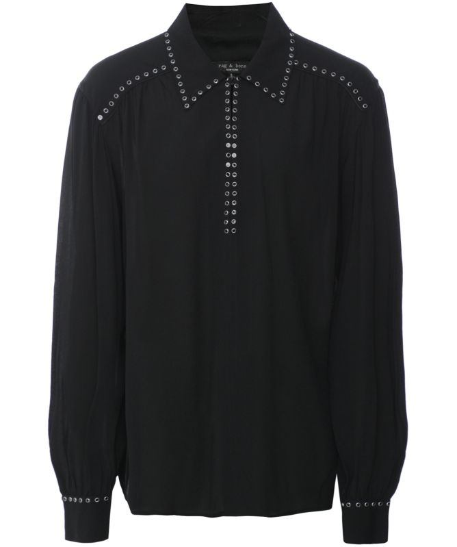 rag & bone Emmy Embellished Top