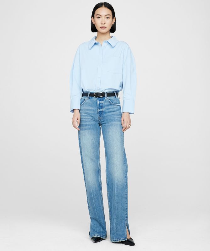 Anine Bing Roy Relaxed Straight Jeans