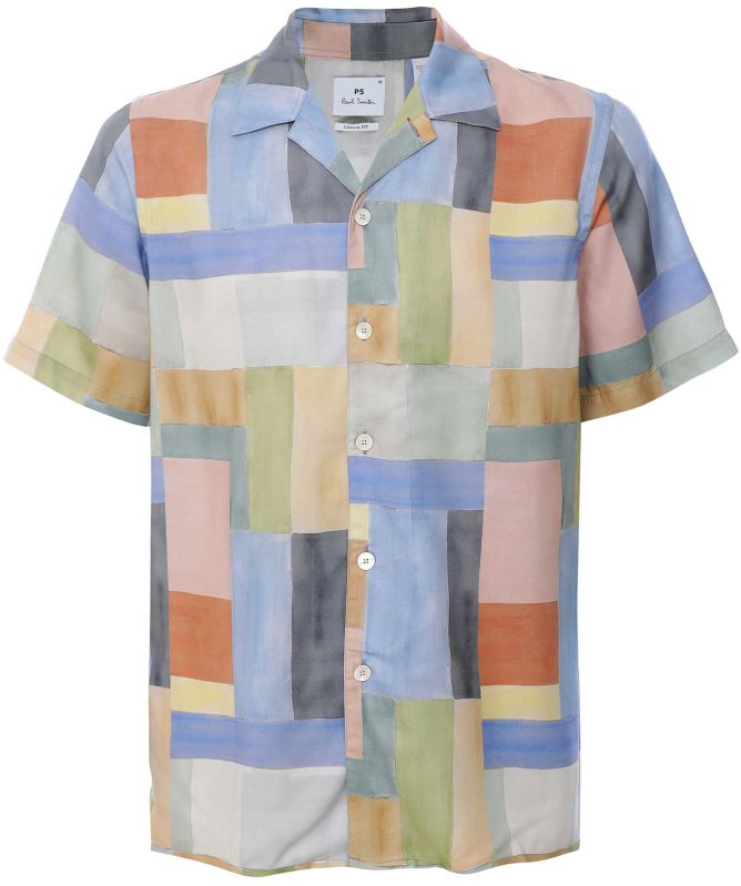 Paul Smith Casual Fit Patchwork Shirt