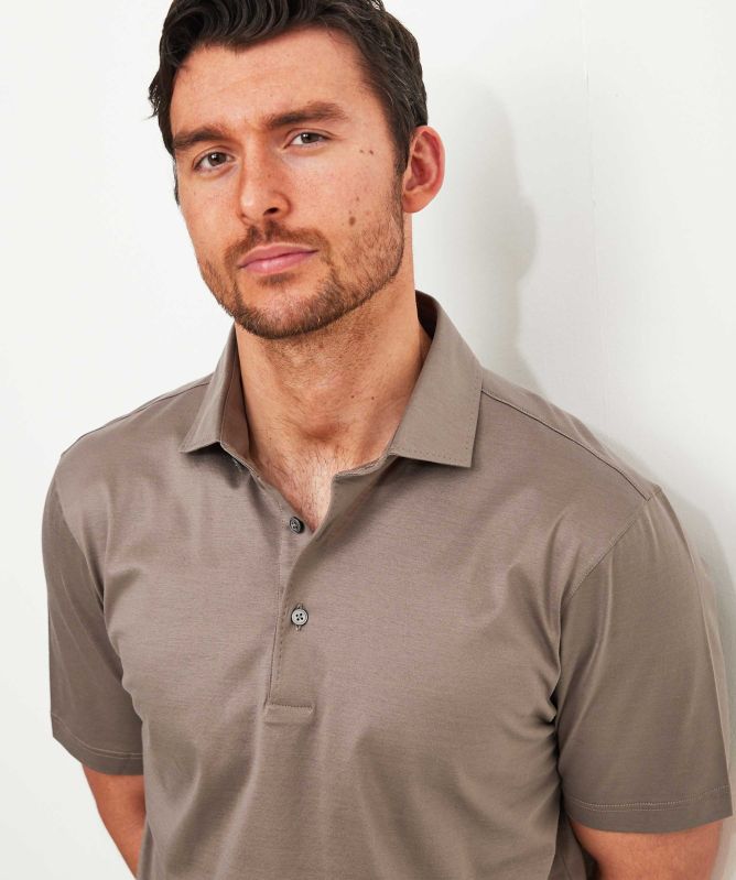 Gran Sasso Mercerised Cotton Polo Shirt
