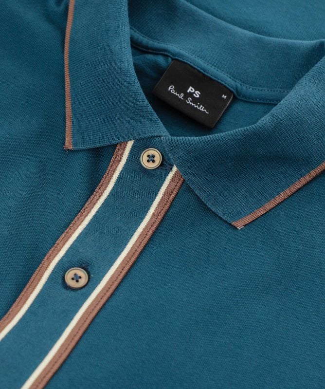 Paul Smith Button Front Polo Shirt