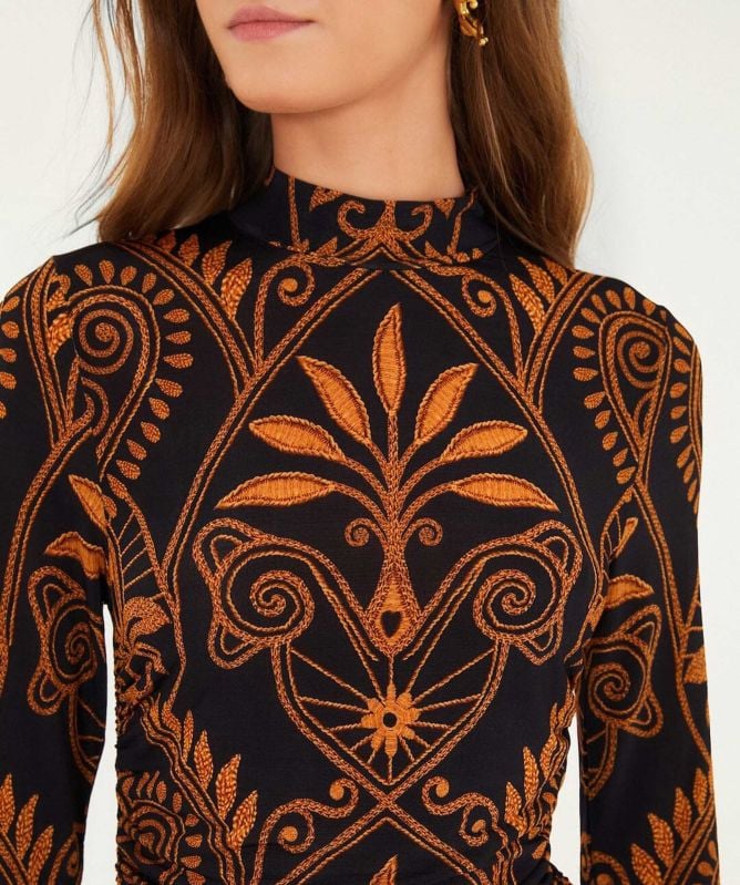 FARM Rio Cornely Ainika Ruched Blouse