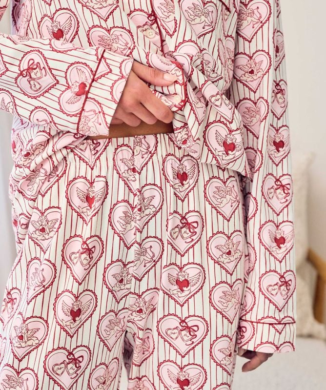 Chelsea Peers Cupid Heart Long Pajamas