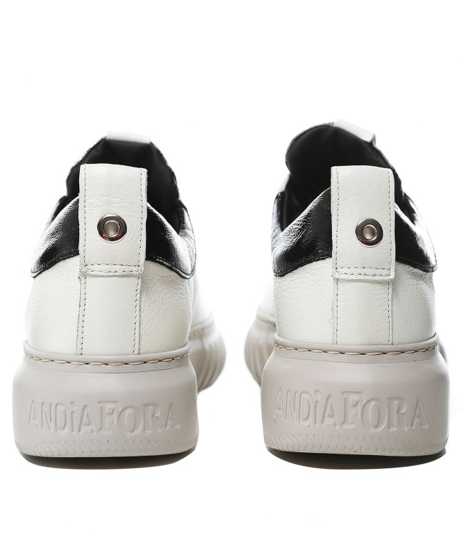 Andia Fora Zoe Leather Platform Sneakers