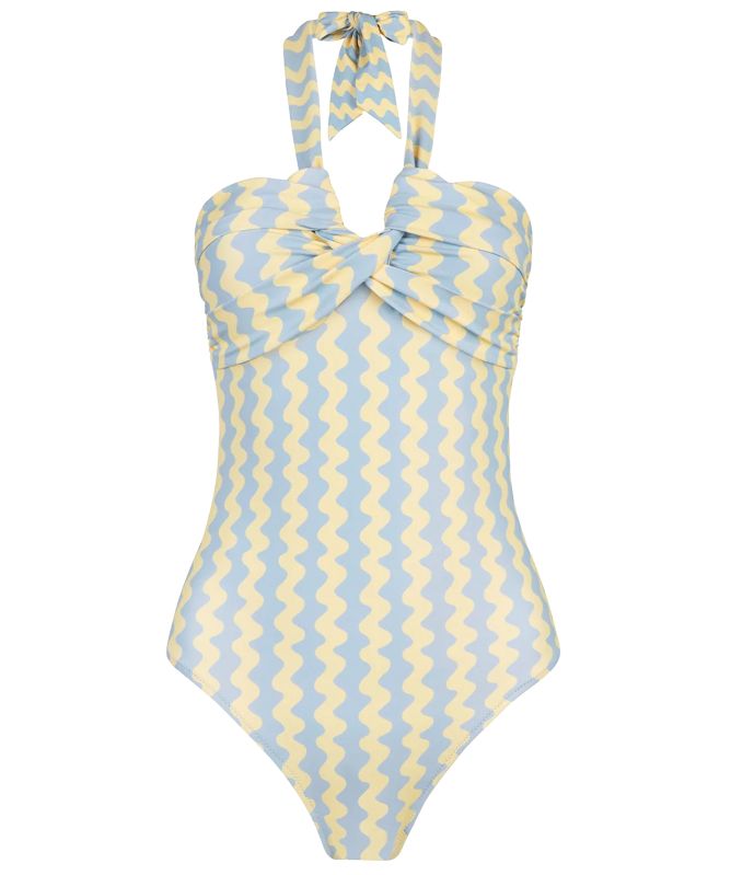 Chelsea Peers Wavy Stripe Swimsuit