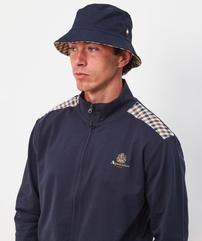 Aquascutum Reversible Club Check Bucket Hat