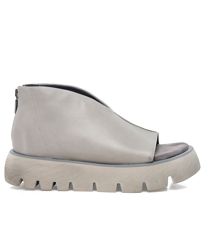 Lofina Perla Gasoline Leather Open Toe Shoes