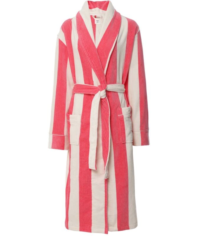 Chelsea Peers Cotton Towelling Stripe Robe