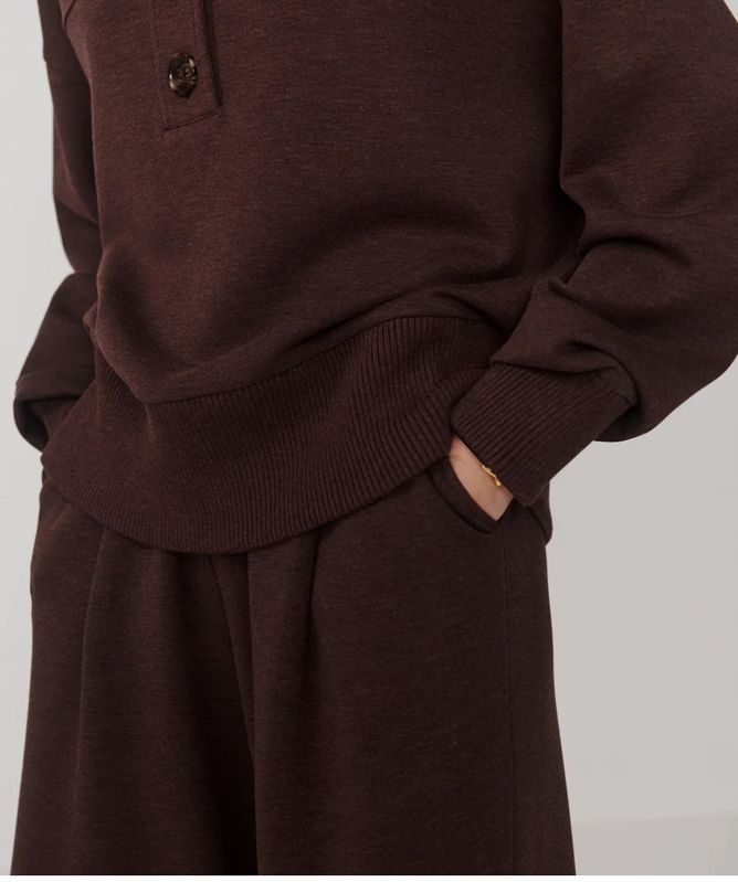 Varley Bronya Button Placket Sweat