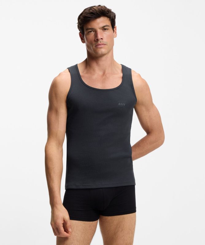 BOSS Cotton Tank Tops 3 Pack