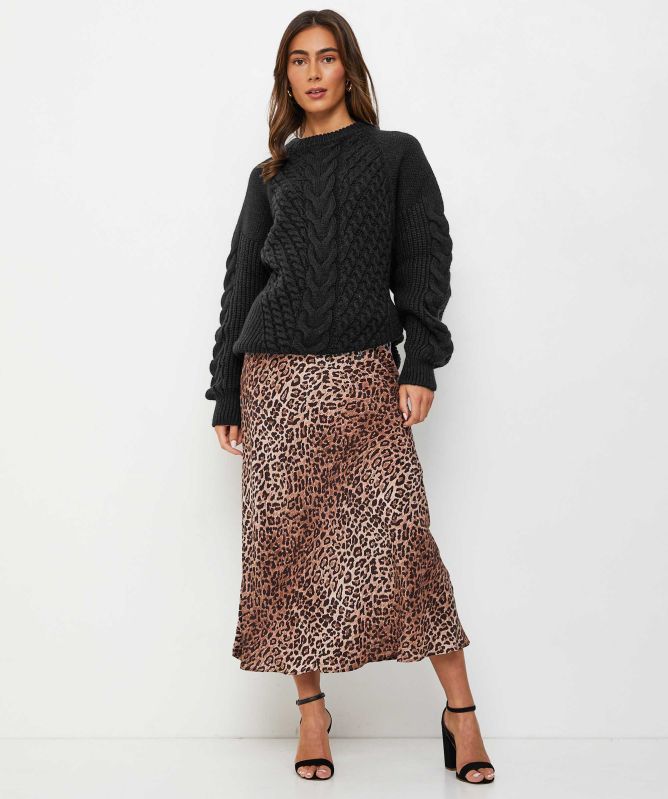 Essentiel Antwerp Oversized Cable-Knitted Jumper