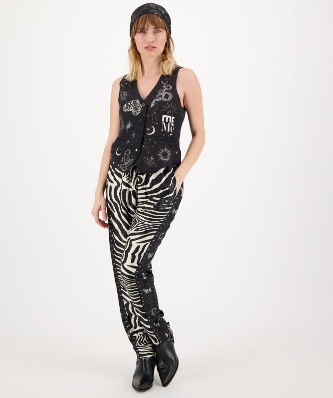 Me369 Cameron Printed Waistcoat